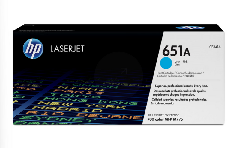 HP LaserJet 651A Cyan Print Cartridges