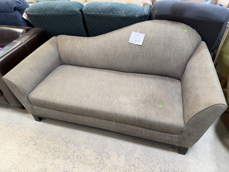 Modern Gray Loveseat Sofa