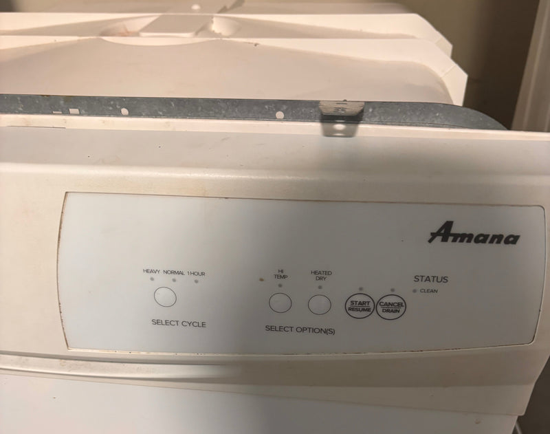Amana White Dishwasher