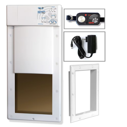 High Tech Pet - Large Power Pet Door for Door and Wall Installations