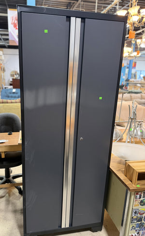 Heavy-Duty Steel Lockable Tall Storage Cabinet