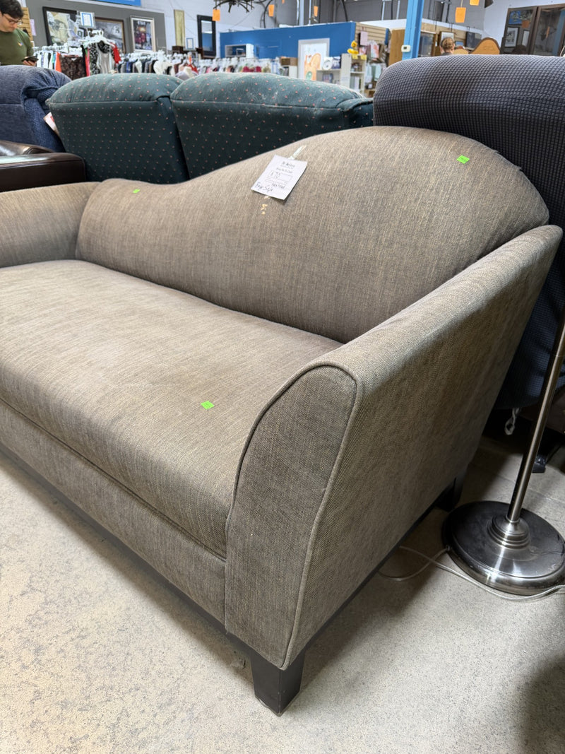 Modern Gray Loveseat Sofa