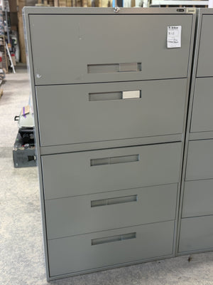 Heavy-Duty 5-Drawer Metal Filing Cabinet