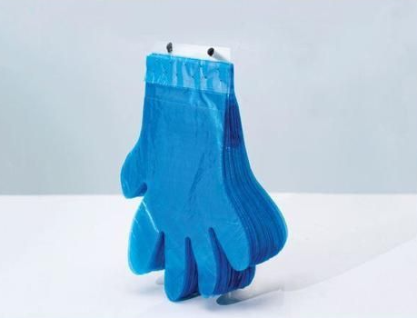 100 Pack of Blue Poly Glove