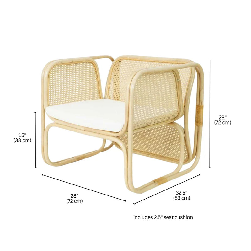 HARBOUR Rattan Chair - Natural