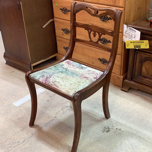 Floral Print Dining Chair