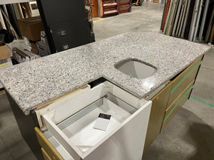 Granite Kitchen with Island & Double Sink