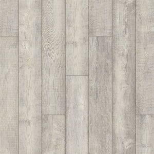 Light Gray Embossed Wood Plank Laminate Flooring