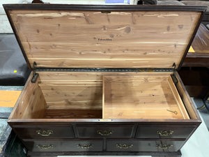 Cedar Chest with Faux Drawers