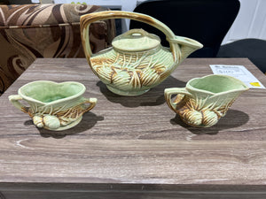 McCoy Vintage Pinecone Tea Set
