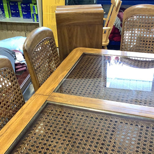 Cane Dining Set