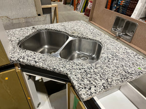Granite Kitchen with Island & Double Sink