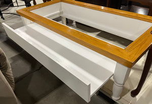 Long Two-tone Coffee Table With No Glass