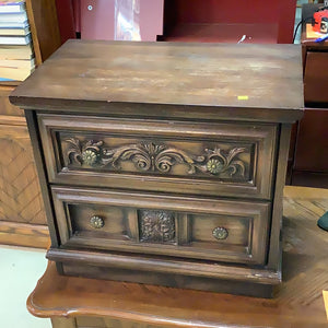 Carved Nightstand