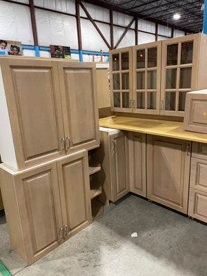 Smooth Beige Kitchen Set