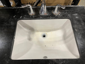 Granite Vanity with Double Sink