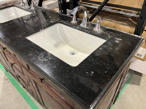 Granite Vanity with Double Sink