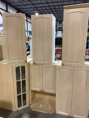 Beige Raised Panel Kitchenette