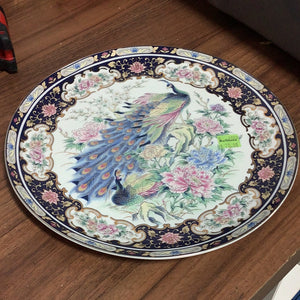 Decorative Peacock Plate