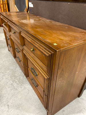 Nine Drawer Solid Wood Dresser