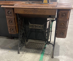 Vintage Singer Sewing Machine Desk