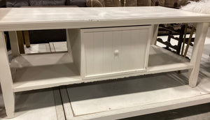 Painted Coffee Table w/ Storage Compartment