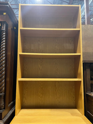 Veneer Bookcase w/ Bottom Storage