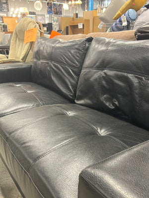 Black Leather Loveseat