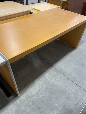 Light Oak Long Desk