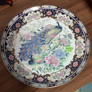 Decorative Peacock Plate