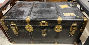 Black and Metal Storage Chest