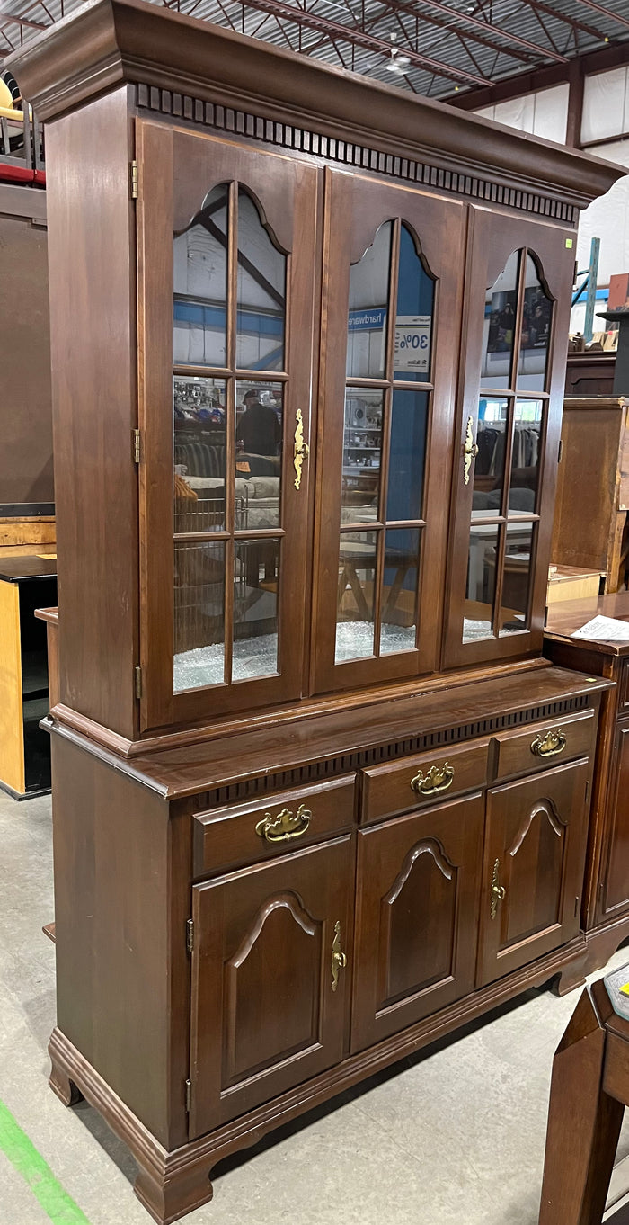 Walnut Buffet and Hutch