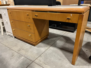 Stone Top Desk with 4 Drawers