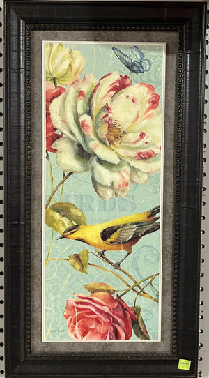 Bird and Flower Artwork