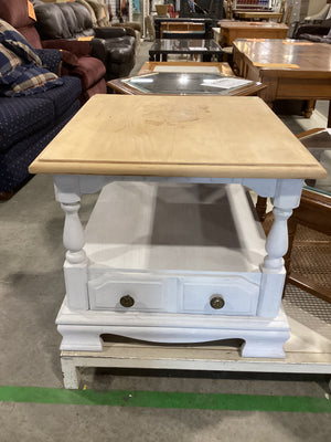 Large Side Table with One Drawers