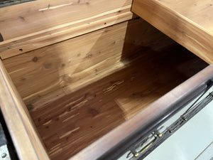 Cedar Chest with Faux Drawers