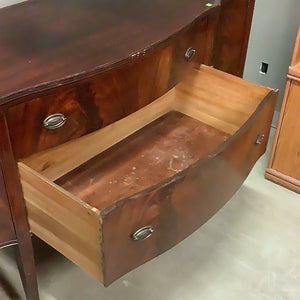 Patterned Wood Sideboard