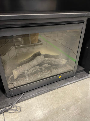 Black Fireplace Unit