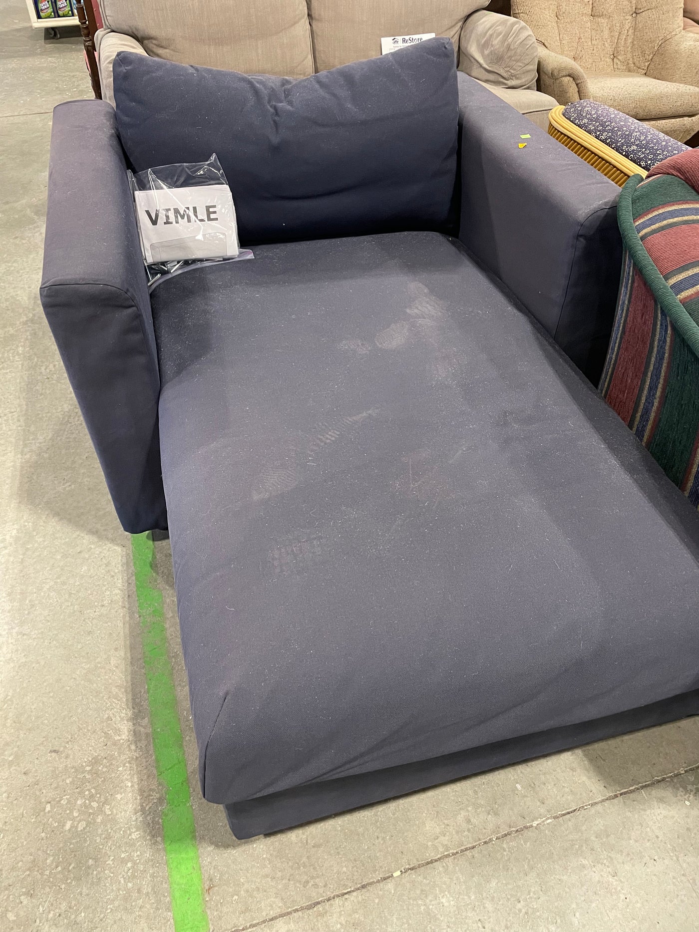 IKEA Vimle Chaise Lounge with Storage Habitat for Humanity Greater Ottawa ReStore