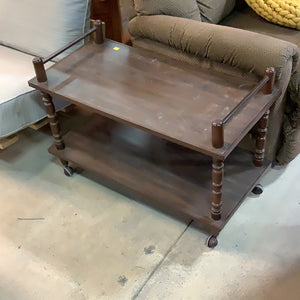 Wooden Serving Cart