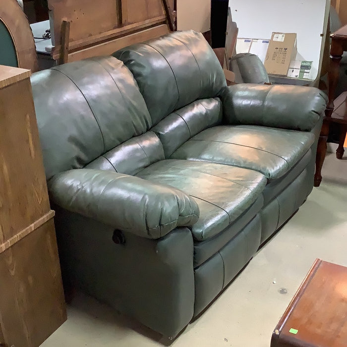 Green Reclining Loveseat