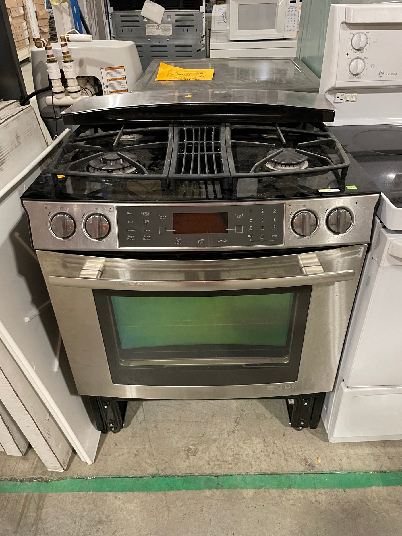 Jenn air 4 burner gas cooktop deals