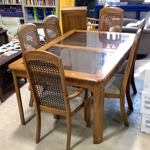 Cane Dining Set