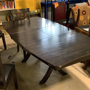 Black Wood Dining Set