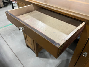 Solid Wood Desk with Storage