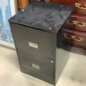 SteelWorks Black Filing Cabinet