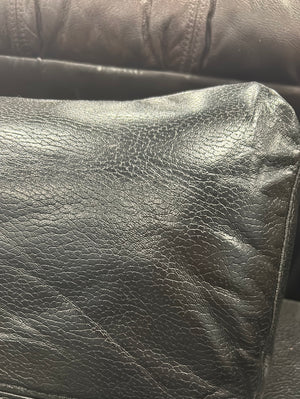 Black Leather Loveseat