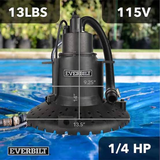 Submersible Pool Cover Pump