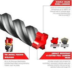 Diablo 5/8” x 8 x 13” Auger 4 Cutter Drill Bit