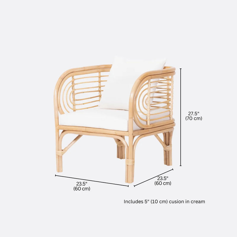 KAFFIR Rattan Arm Chair